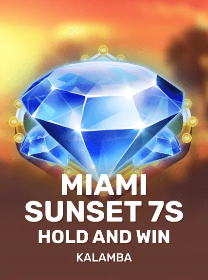 Miami Sunset 7s Hold and Win game tile